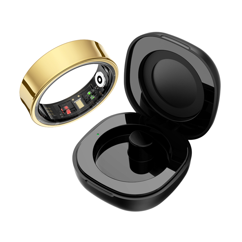 男性と女性のためのr09スマートリング,充電ケース,心拍数, - Temperature Ring Skin のレビューと価格